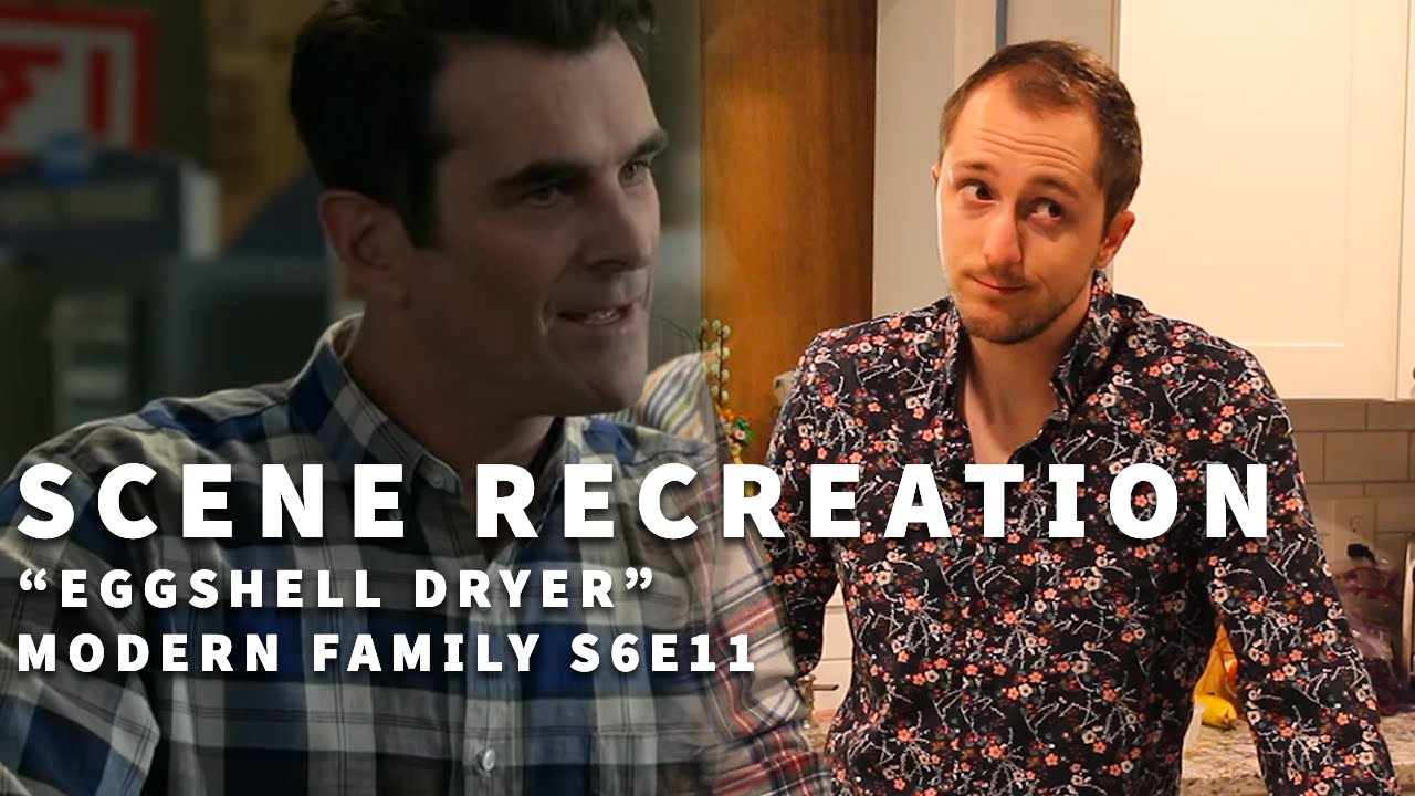 Scene Recreation Modern Family Season 6 Episode 11 "Eggshell Dryer" YouTube