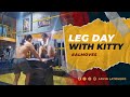 LEG DAY WITH KITTY MY TRAINING PARTNER FOR TODAYS VIDEO | Arvin Latonero