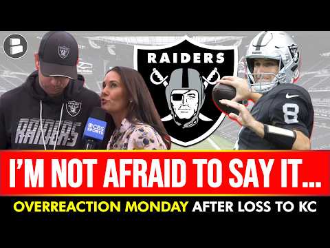 I’M NOT AFRAID TO SAY IT! Raiders vs. Chiefs OVERREACTION Monday Ft. Kirk Cousins & Klint Kubiak