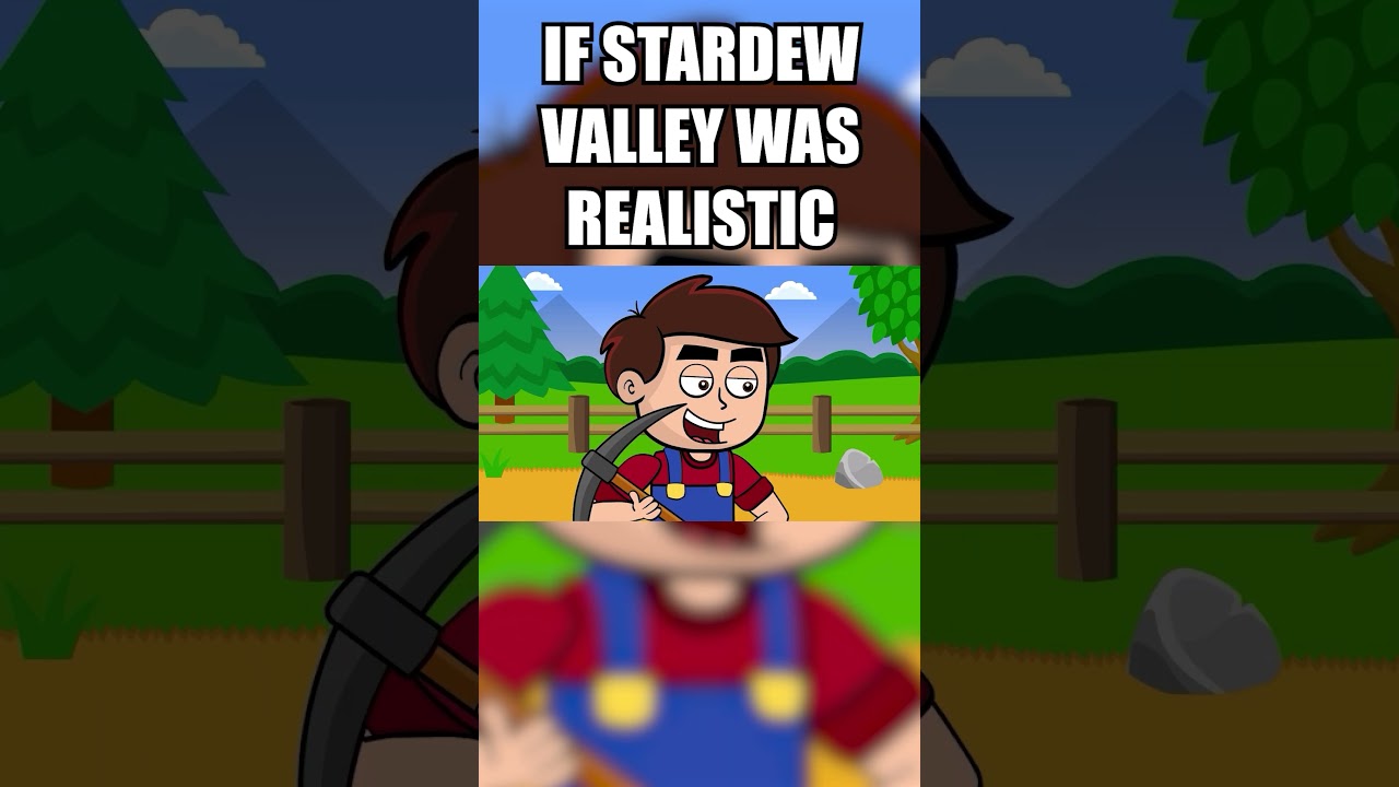 If Stardew Valley was Realistic #shorts #stardewvalley #animation