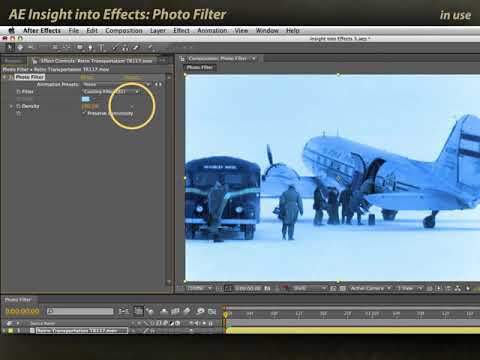 After Effects Classic Course: Photo Filter