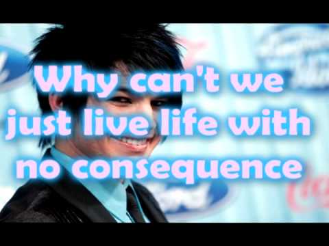 Adam Lambert - Never Close Our Eyes Lyrics