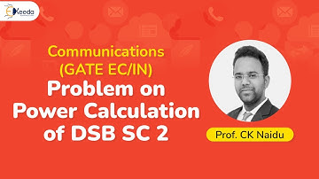 Mastering Problem 2: Power Calculation In DSB-SC Signals: GATE Communications
