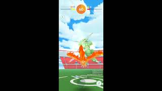 Moltres (Sky Attack) v. Scyther 1v1 (Fury Cutter/X-Scissor, no boost)