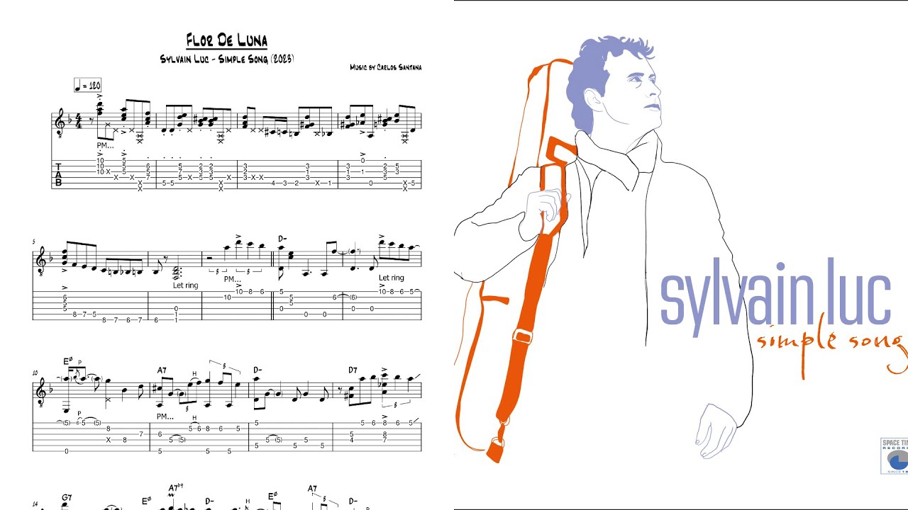Sylvain Luc - Flor De Luna (Transcription)