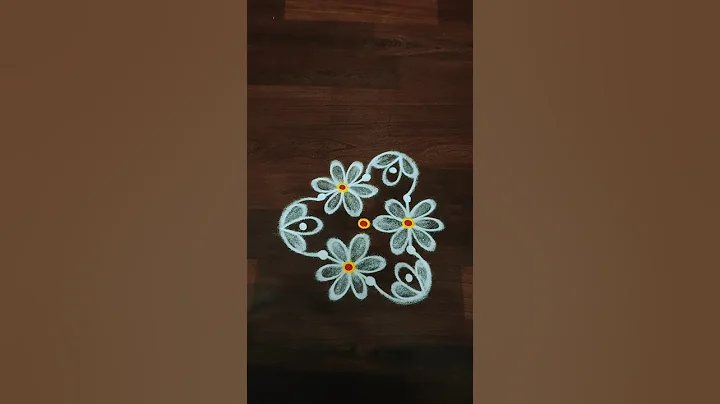 2026 Simple Dhanurmasam kolam design 🌺 festival kolam 🌺#rangoli #kolam #dhanurmasam#shorts #trending