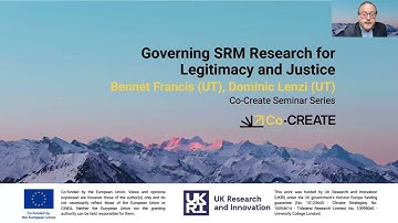 Co-CREATE Seminar: Ethical Guidelines for SRM Research