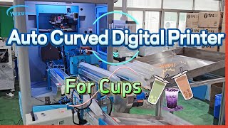Yuxunda Automatic Curved Digital Printer For Cups,Direct Printing To Curved Surfaces.
