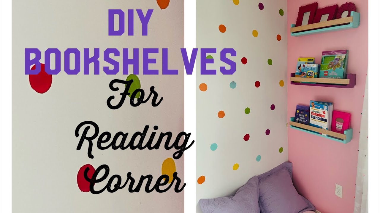 DIY Book Shelves for Kids Room Easy steps For Beginners YouTube