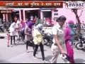 Navi mumbai awaaz  ladies service bar raided at koparkhairane