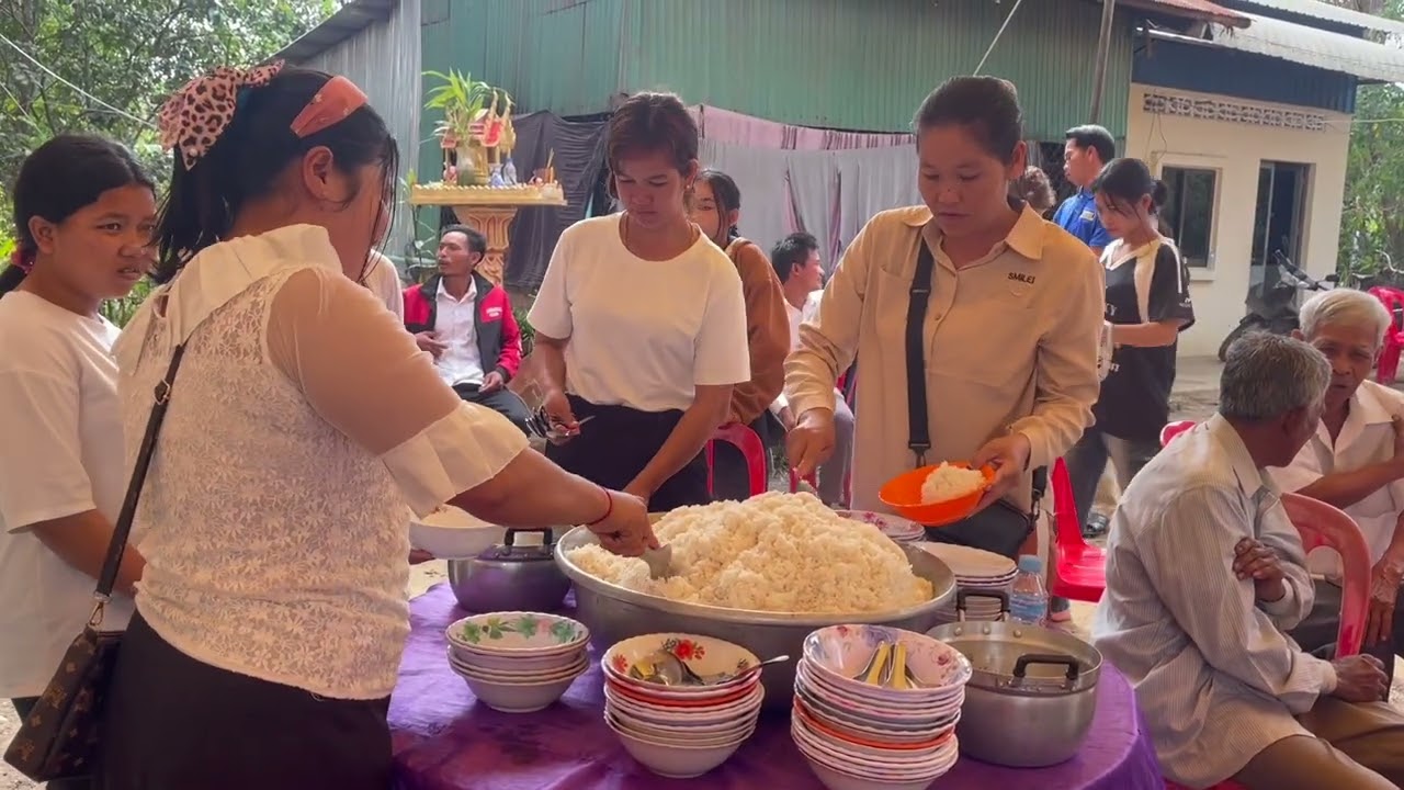 Joined the Bun prayer ceremony today in Om pil Teuk Village