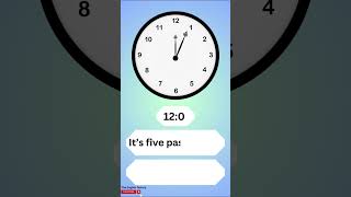 تعلم قراءة الساعة باللغه الانجليزية learn to read the clock in english