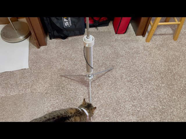 50〜3.5MHz垂直アンテナSmallIR+80m Coil Unit Vertical HF Antenna Has Arrived covering 3.5Mhz - 80m to 30Mhz-10M