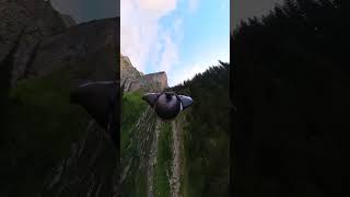 Person Records Wingsuit Jump in Gollum