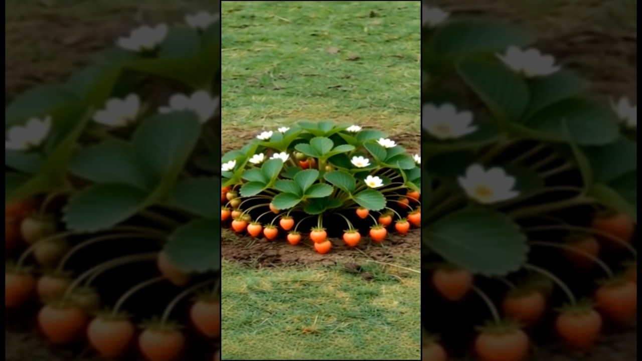 From Seed to Strawberry | A Beautiful Growth Journey 🌱🍓✨🌿🌍