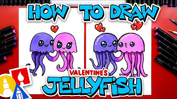 How To Draw Jellyfish For Valentine