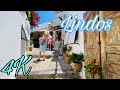 Lindos rhodes greece 4k 2023  lindos old town rhodes island 2023