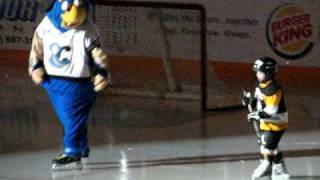 Player Of The Game...goes To Center Ice