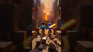 Roblox vs Minecraft Epic Battle! No Talking, Only Action ⚡🔥