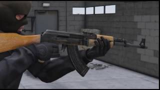 AK-47 for GTA V PC.