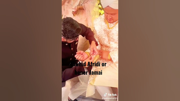 tawhid afridi or boner Jamai