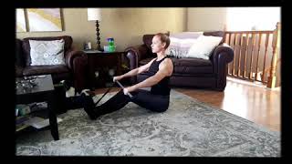 Banded bar wide grip row