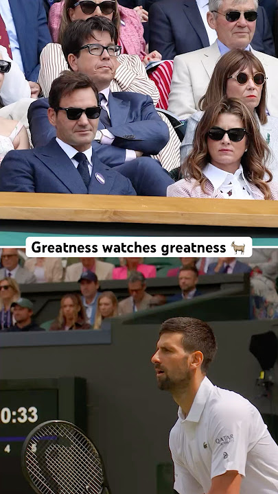 You know you’ve done well if #RogerFederer is impressed 👏 #Shorts #Wimbledon #Tennis