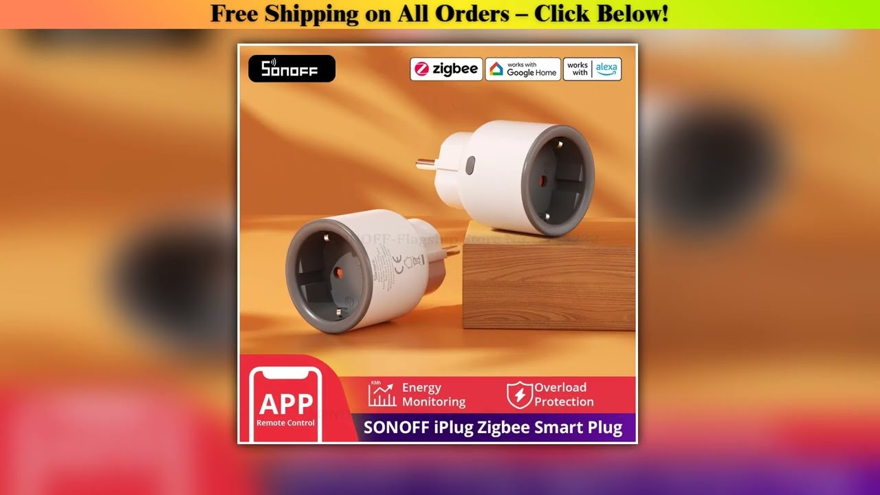 14 PCS SONOFF S60ZB EU iPlug Zigbee Smart Plug Energy Monitoring Wireless Socket Timer Smart