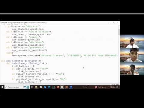 Health Risk Assessment Tool in Python | CBSE Skill Expo Project | Tkinter GUI | Class 9 Project