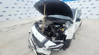 THIS AMG A45 at copart not well