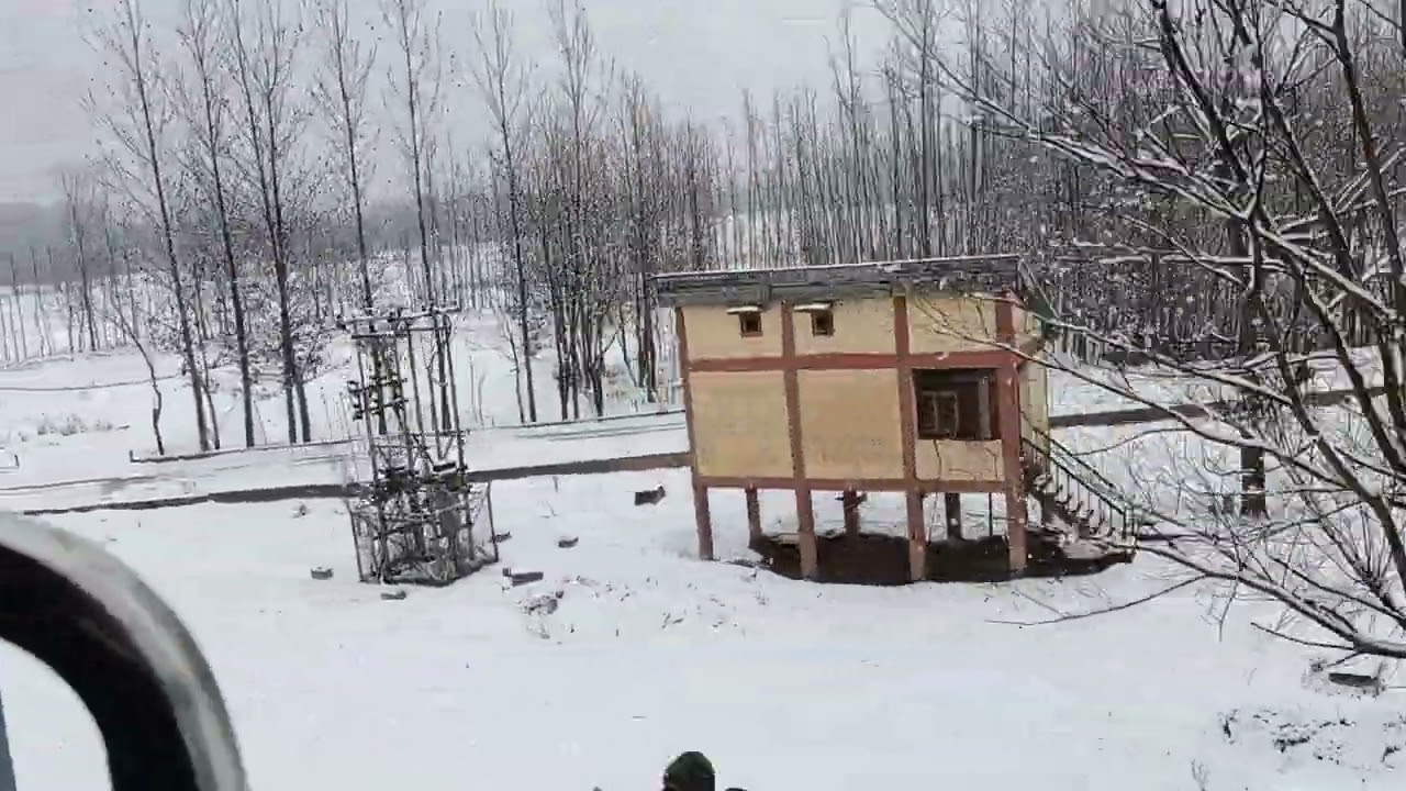 Train journey from Srinagar to Banihal on 4th February 2024.