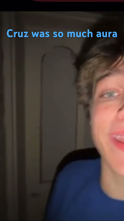 Cruz has so much aura