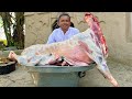 Lamb for iftar  cooking whole lamb for family and friends  mubashir saddique  village food secret