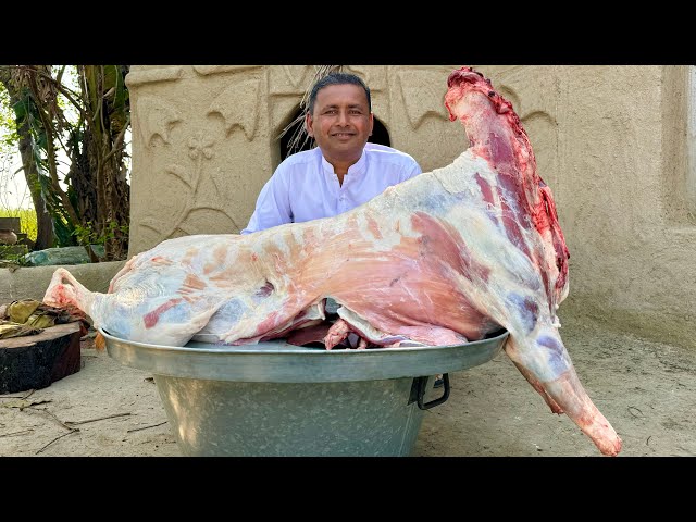 Lamb For Iftar | Cooking Whole Lamb For Family and Friends | Mubashir Saddique | Village Food Secret class=