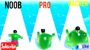 NOOB vs PRO vs HACKER l Wobble - Man Run