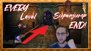 Can you Finish EVERY Level of Harry Potter 1 (PC) with a SUPERJUMP? (Challenge Speedrun)