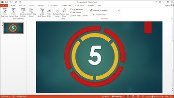 PowerPoint Training |How to Make a Countdown Timer Slide Show in PowerPoint