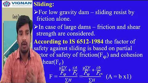 Lecture 14 - I&HS (Modes of Failure of a Gravity Dam)