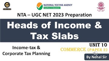 NTA UGC NET Commerce Paper 2 Preparation | Heads of Income