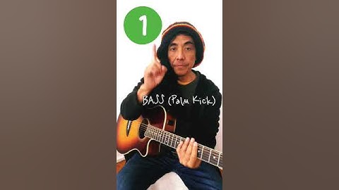 How to play REGGAE BEAT with acoustic guitar #Shorts