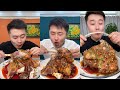 ASMR CHINESE FOOD MUKBANG EATING SHOW 거대한 핀 가리비, 소리좋은 여러가지 음식 먹방 모음이 팅쇼 리얼 사운드, 오마카세,돼지벨살구이 #11