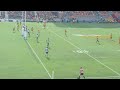 Cooper Bai scores for PNG Kumuls against Fiji Batis