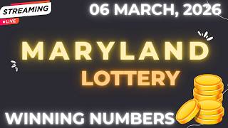 Maryland Midday Lottery Results For - 06 Mar, 2026 - Pick 3 - Pick 4 - Pick 5 - Powerball -Cash4life
