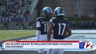 URI alums donate $2 million to football program