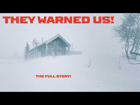 48 Hours Surviving My 1st BLIZZARD in Dad’s Luxury Cabin! Abandoning Van Life in CAT 12+ Snow Storm