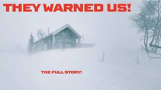 48 Hours Surviving My 1st BLIZZARD in Dad’s Luxury Cabin! Abandoning Van Life in CAT 12+ Snow Storm
