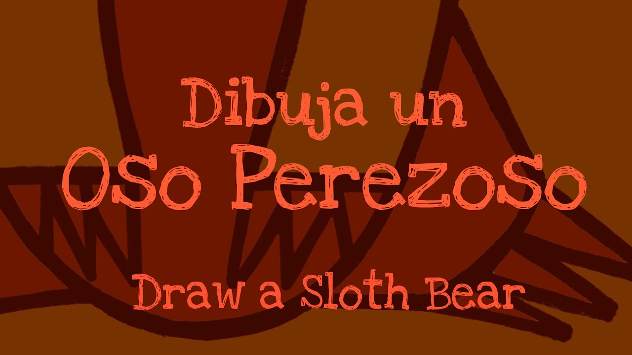 Como Pintar Un Oso Perezoso Facil Para Ninos Paso A Paso Youtube