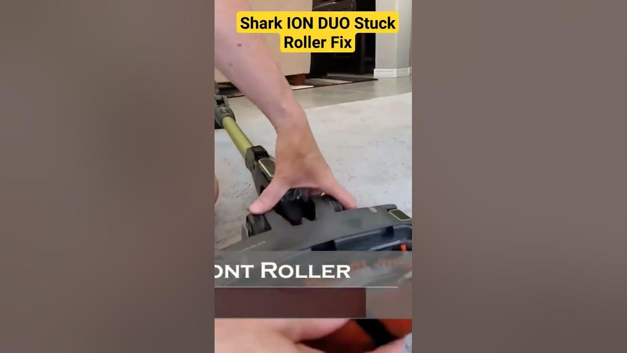 SHARK VACUUM ROLLER FIX SIMPLE FIX FOR A STUCK ROLLER How To YouTube