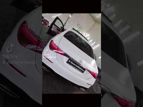 Mercedes S Colantare Alb Mat Satinat