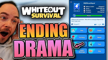 End the Drama [and also how we run an alliance] Whiteout Survival